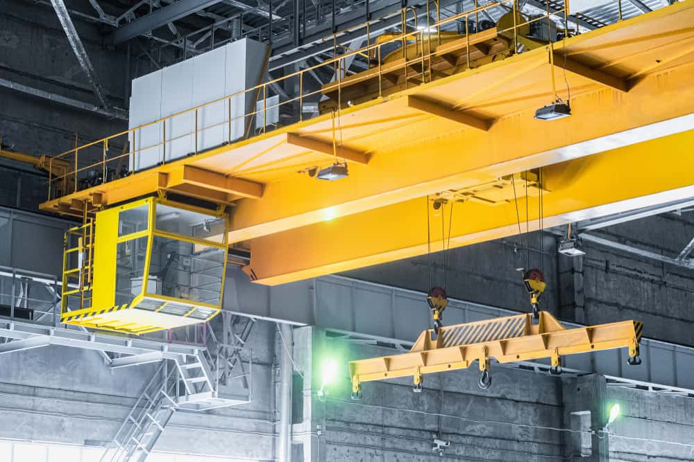 Yellow Overhead Crane