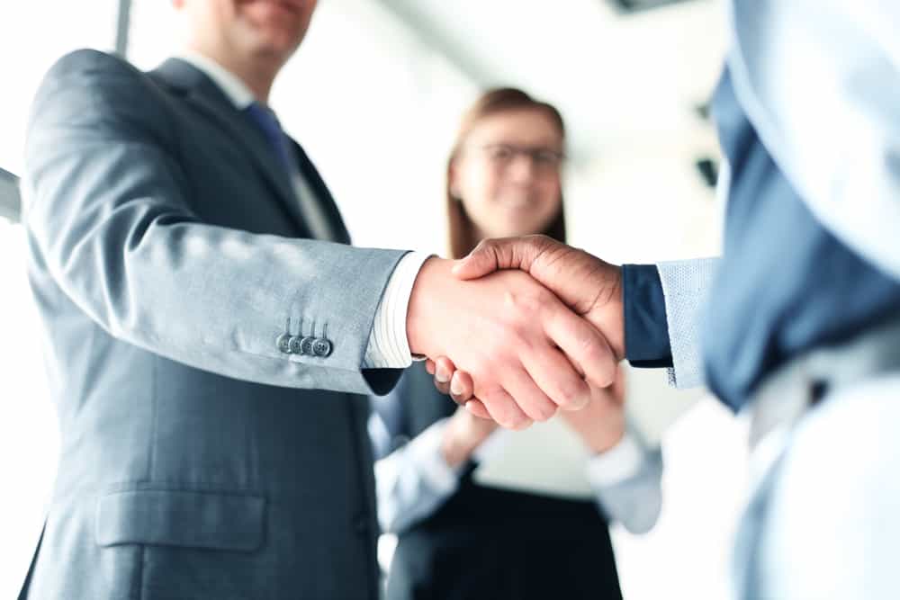 Business People Shaking Hands